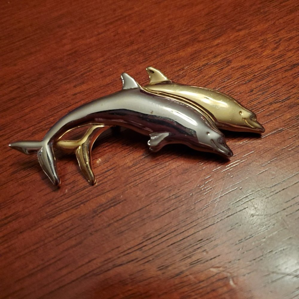 Dolphin Brooch